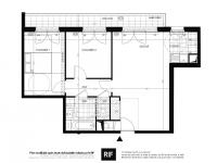 T3 69 m2 avec balcon et parking