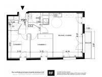 T3 de 66 m2 avec balcon et parking