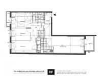 T4 de 86 m2 avec terrasse/jardin de 20 m2