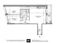 T3 de 95 m2 avec terrasse de 16 m2