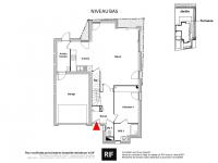 T4 de 105 m2 en dernier étage