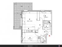 T4 de 110 m² avec terrasse de 21 m²