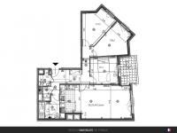 T4 de 97 m² avec terrasse et jardins