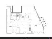 T4 de 83 m² avec loggia de 13 m2