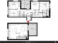 T5 de 117 m² avec terrasse de 49 m² 