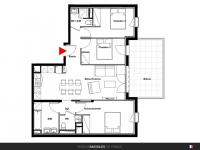 Appartement T5 113 m² avec terrasses de 105 m²