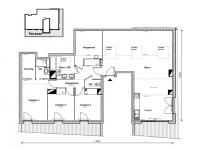 T5 103 m² avec terrasse et jardin
