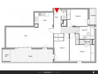 T4 82 m² avec terrasse de 18 m²