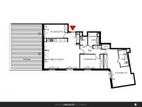 Appartement T3 68 m² avec terrasses