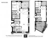 T2 de 53 m² avec terrasse de 12 m²