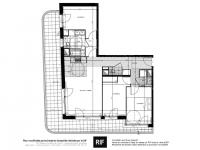 T3 de 96 m² avec balcon de 16 m²