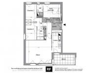 T4 de 104 m² avec terrasse-jardinière de 51 m²