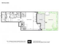 Appartement T4 90 m² avec jardin