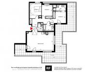 T4 de 85 m² avec terrasse 26m² et balcon 11m²
