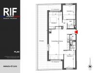 Appartement T4 de 91 m² avec terrasse 81 m²