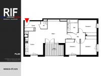 Appartement T4 de 77 m² avec balcons