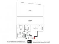 Appartement T3 de 68 m² avec balcon 26 m²