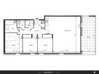 Appartement T4 de 94 m² avec terrasses