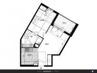 Appartement T3 de 61 m² avec terrasse et jardin