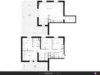 T4 de 116 m² avec terrasse de 129 m²
