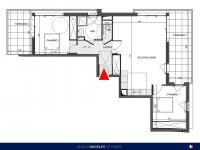 T3 de 63 m² avec terrasse de 17 m²
