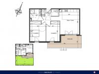 T4 de 83 m² avec terrasse de 20 m²