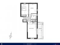 T4 de 81 m² avec terrasse 50 m²