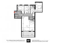 T3 de 68 m² avec loggia de 13 m2