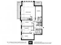 T3 de 67 m² séjour avec bow-window