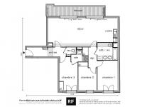 T4 94 m² avec terrasses 