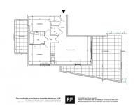 T4 de 80 m² avec terrasse 121 m²