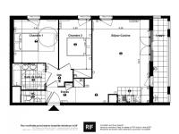 T4 de 84 m² avec terrasse de 15 m²