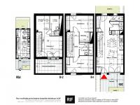 Appartement T4 de 103 m² avec une terrasse de 80 m²