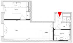 T4 de 79 m² avec balcons et parking