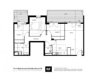 Appartement T4 de 95 m² avec terrasses