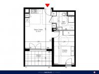 T3 61 m² avec terrasse 15 m²