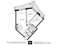 T3 63 m² avec terrasse de 18 m² 