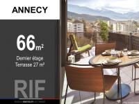 Appartement T3 de 59 m² avec terrasses et garage