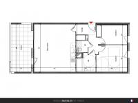 Appartement T5 de 112 m² avec balcon