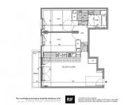 Appartement T3 de 62 m² avec terrasse et jardin de 111 m²