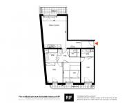 T4 de 97 m² avec balcon de 16 m²