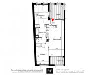 T3 63 m² avec terrasse 12 m² 