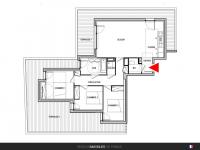 T4 84 m² avec terrasse et balcon 40 m²