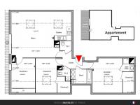 T3 de 64 m² avec terrasse et parking