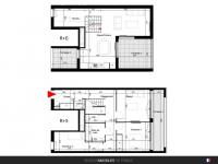 T3 60 m² avec terrasse 20 m²