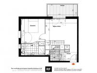T3 de 58 m² avec balcon