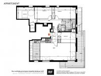 T4 de 78 m² avec balcon 37 m²
