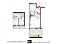 Appartement T4 de 83 m² avec une terrasse de 15 m²
