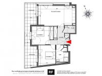 T4 de 85 m² avec un balcon de 10 m²