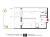 T5 de 94 m² avec terrasse de 23 m²
